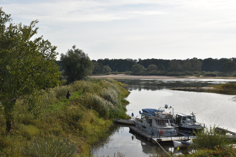 View of the Elbe beach from the opposite bank of the Elbe
